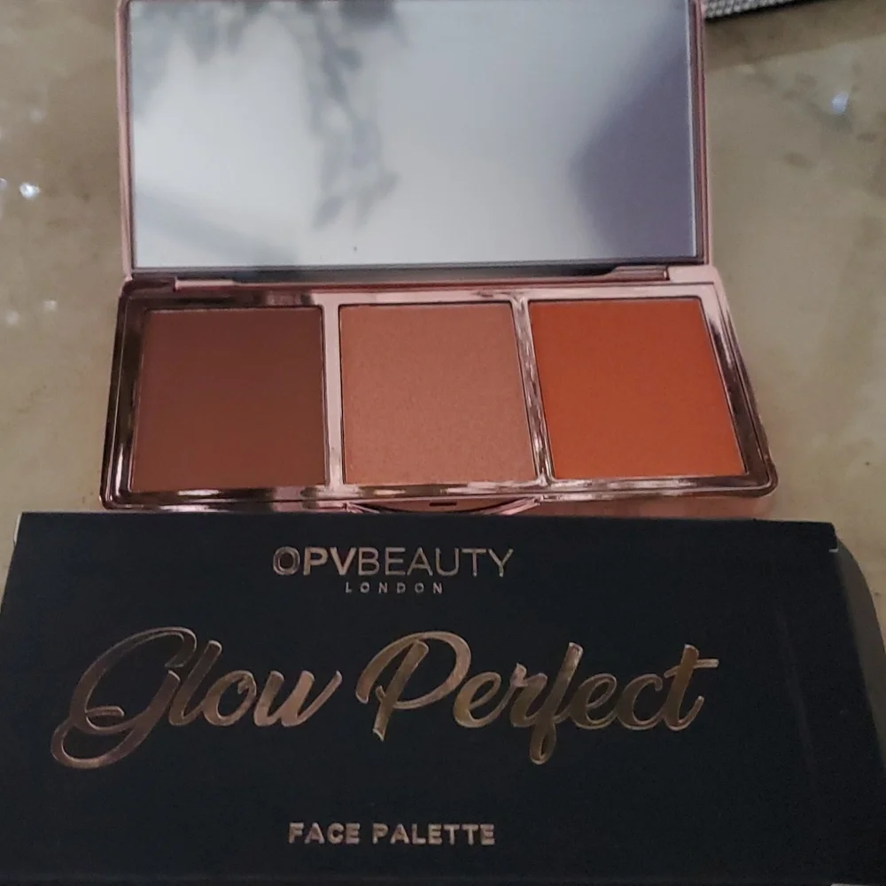 Bronzer, Highlighter, Blush Palette